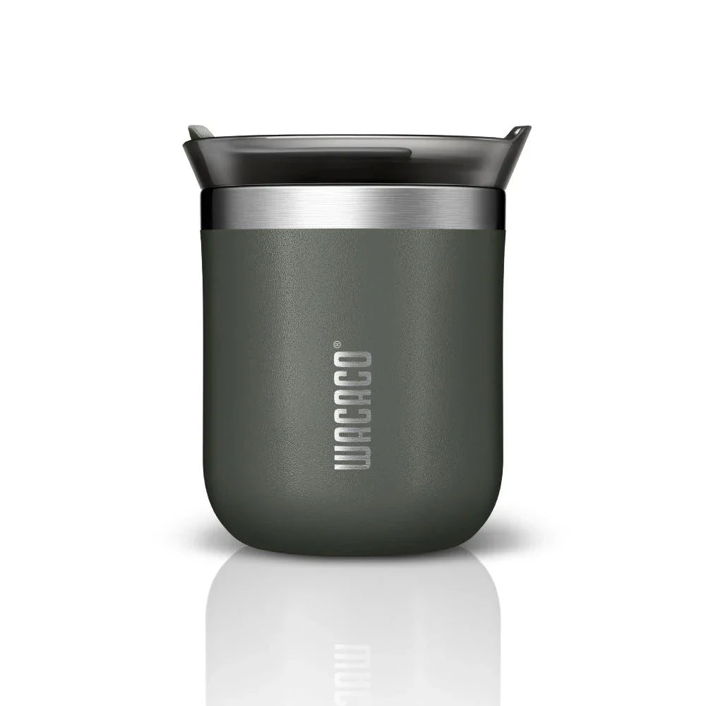 WACACO 180ml Octaroma Vacuum Insulated Mug - Grey - Tashqila WACACO 180ml Octaroma Vacuum Insulated Mug - Grey - Tashqila